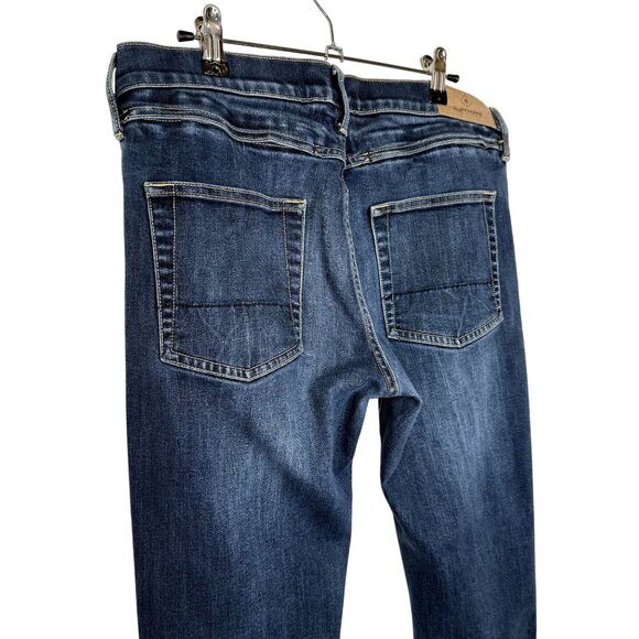 Bluffworks Slim Fit Dark Wash Hidden Pocket Jeans, 32x30 - Picture 5 of 14